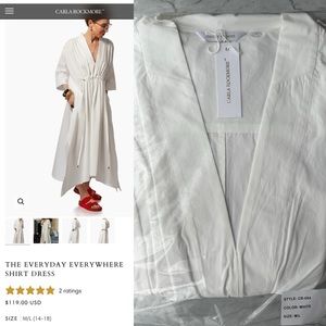 Carla Rockmore white dress